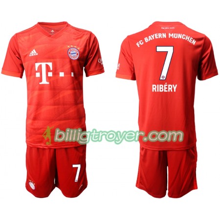 Billige Fotballdrakter FC Bayern München RIBERY 7 Barn Hjemmedraktsett 2019/20 Kortermet